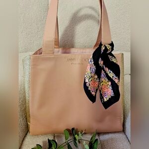 Jimmy Choo Tote Bag w/ Scarf